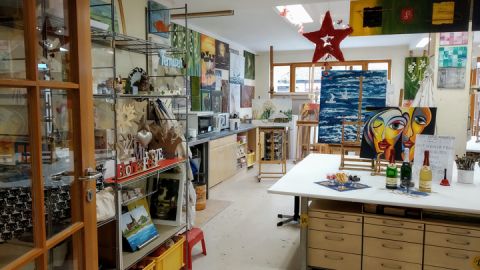 Lieblingsplatz Atelier: Einfachmalerisch / Land Fleesensee